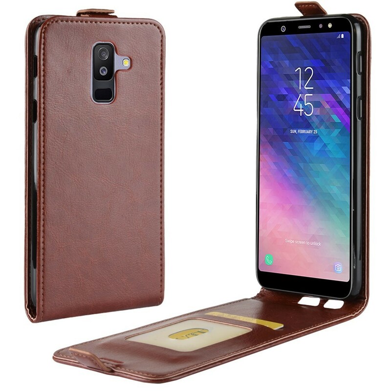Samsung Galaxy A6 Plus kokoontaitettava nahkakotelo Samsung Galaxy A6 Plus kokoontaitettava nahkakotelo