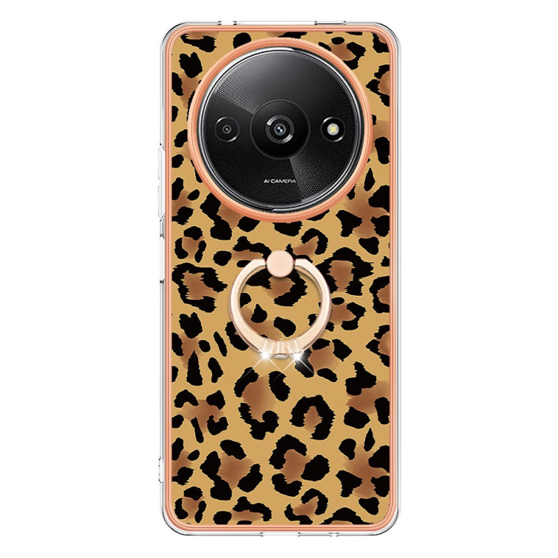 Xiaomi Redmi A3 Suojakuori
 Leopard Print Ring tuki