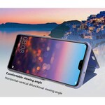Näytä kansi Huawei P20 Pro Mirror ja Simiii Nahka