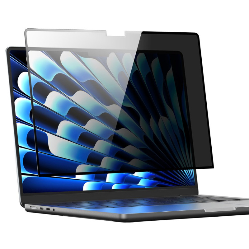 Roskapostin estävä karkaistu lasisuoja MacBook Air 13" näyttöön (2024) / (2022)