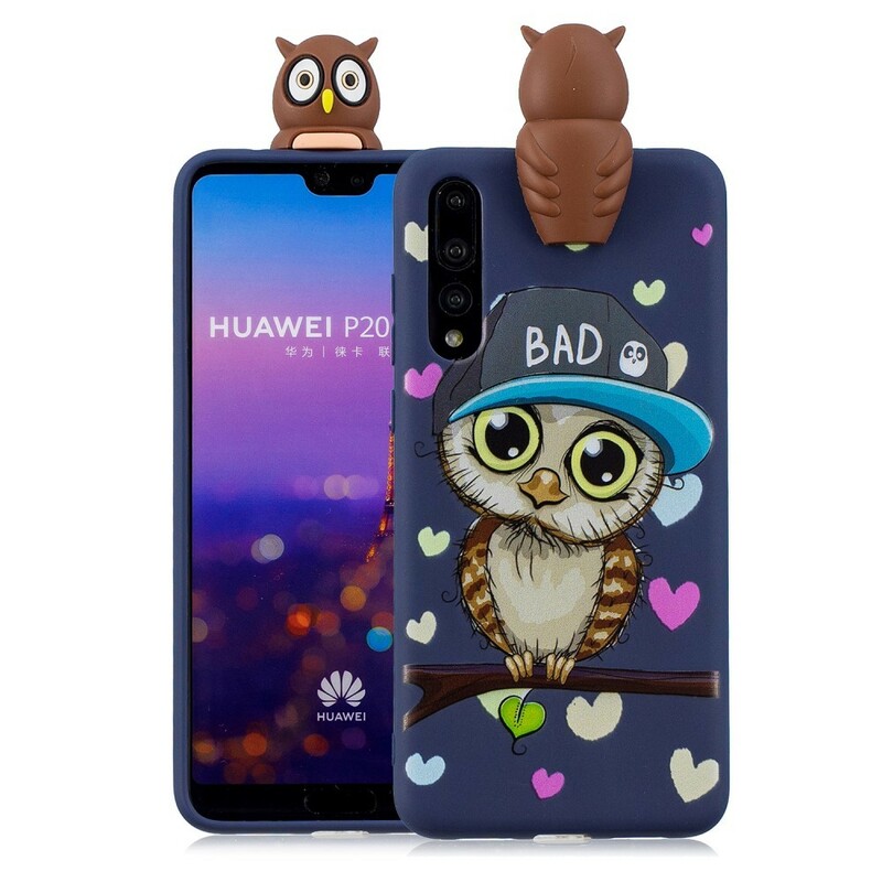 Huawei P20 Pro 3D Case Paha pöllö Fun