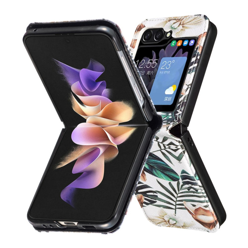 Samsung Galaxy Z Flip Suojakuori
 Lehdet ja kukat