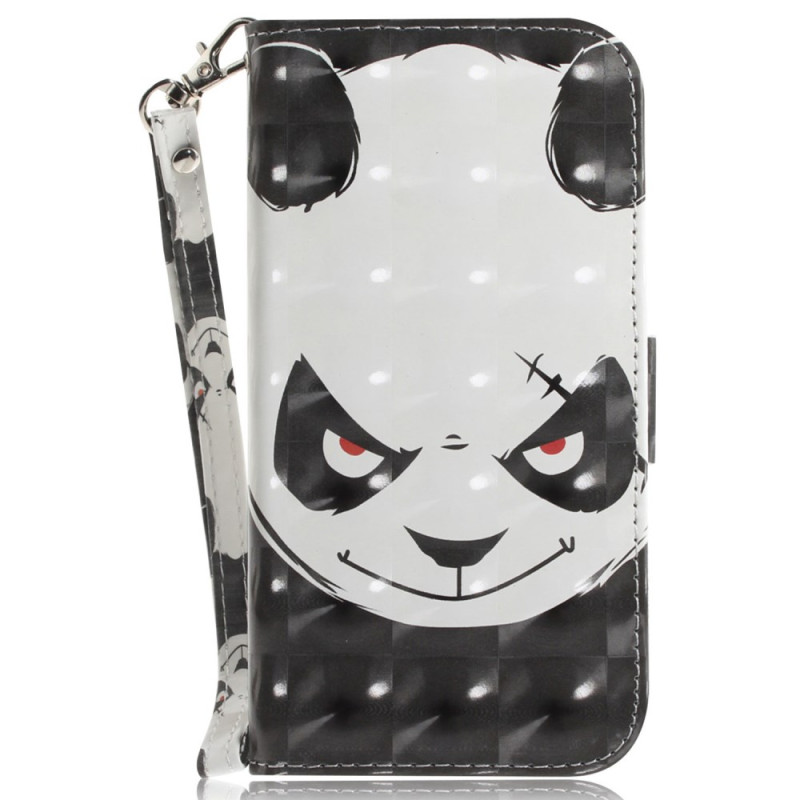 Sony Xperia 10 VI Angry Panda hihnalla suojakuori
