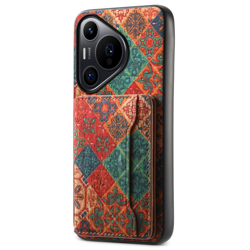 Huawei Pura 70 Pro kortti suojakuori
 kukkakuvioitu Design