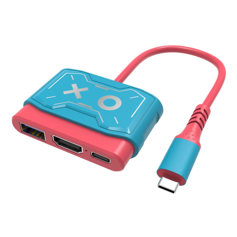 USB 3.0 USB C -keskittimen sovitin Nintendo Switchille / Switch OLED TOPWOLFille