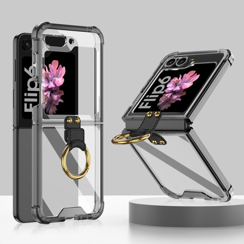 Samsung Galaxy Z Flip 6 läpinäkyvä suojakuori
 GKK Tuki
 Ring