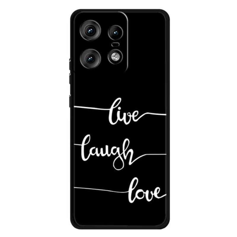 Kansi Motorola Edge 50 Pro Live Laugh Love