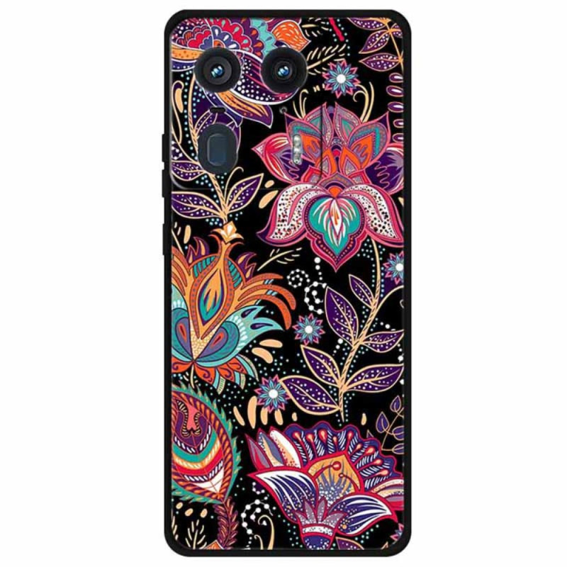 Cover Motorola Edge 50 Ultra Purple Leaves