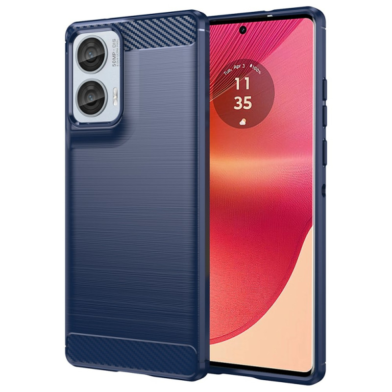 Kansi Motorola Edge 50 Fusion Carbon Fibre harjattu
