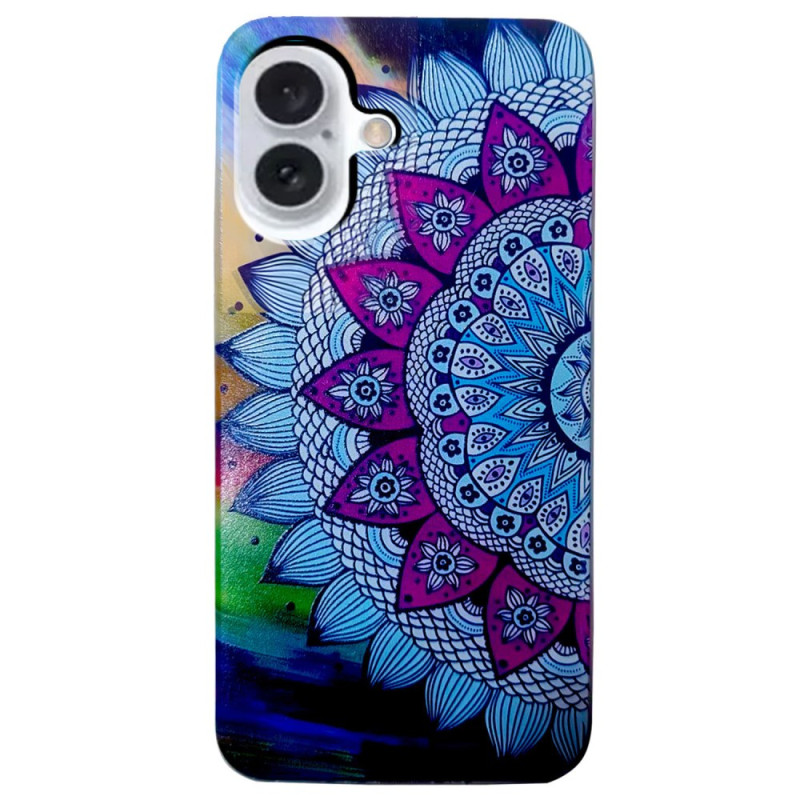 Mandala kukka iPhone 16 suojakotelo
