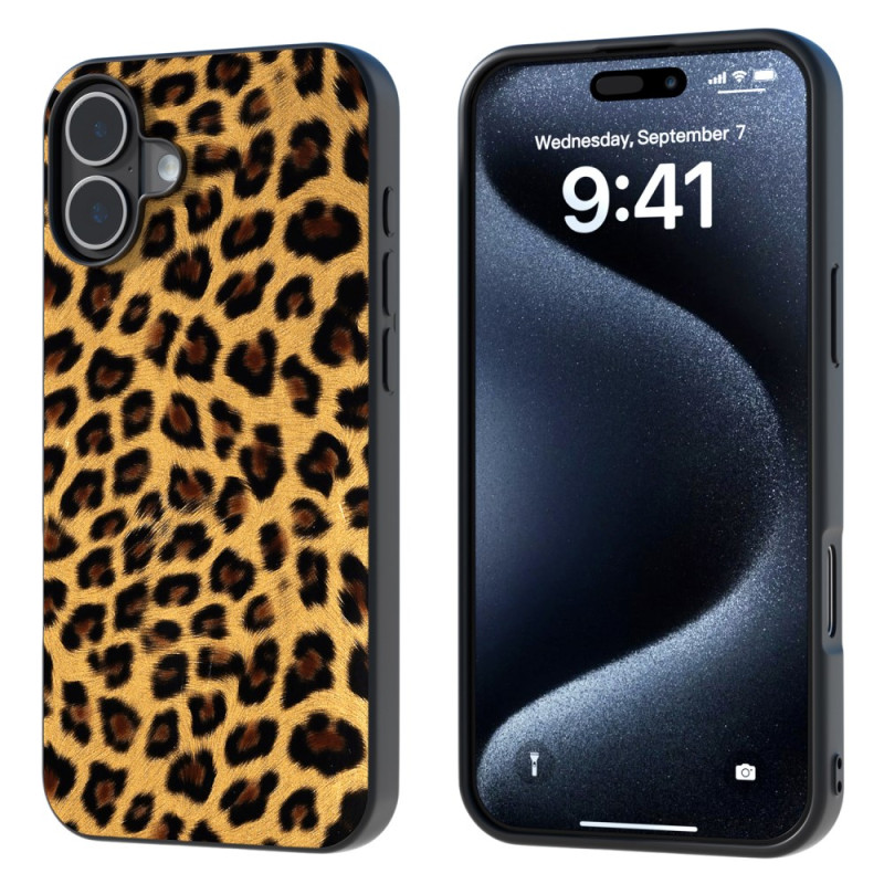 Leopardityylinen iPhone 16 suojakuori
