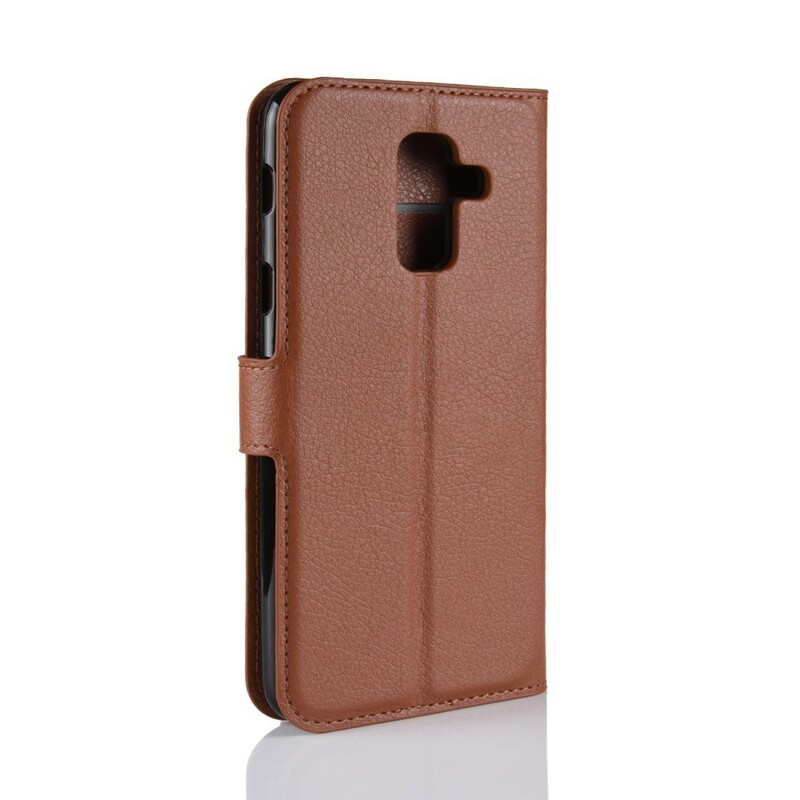 Samsung Galaxy A6 Plus keinonahkakotelo Lychee Samsung Galaxy A6 Plus keinonahkakotelo Lychee