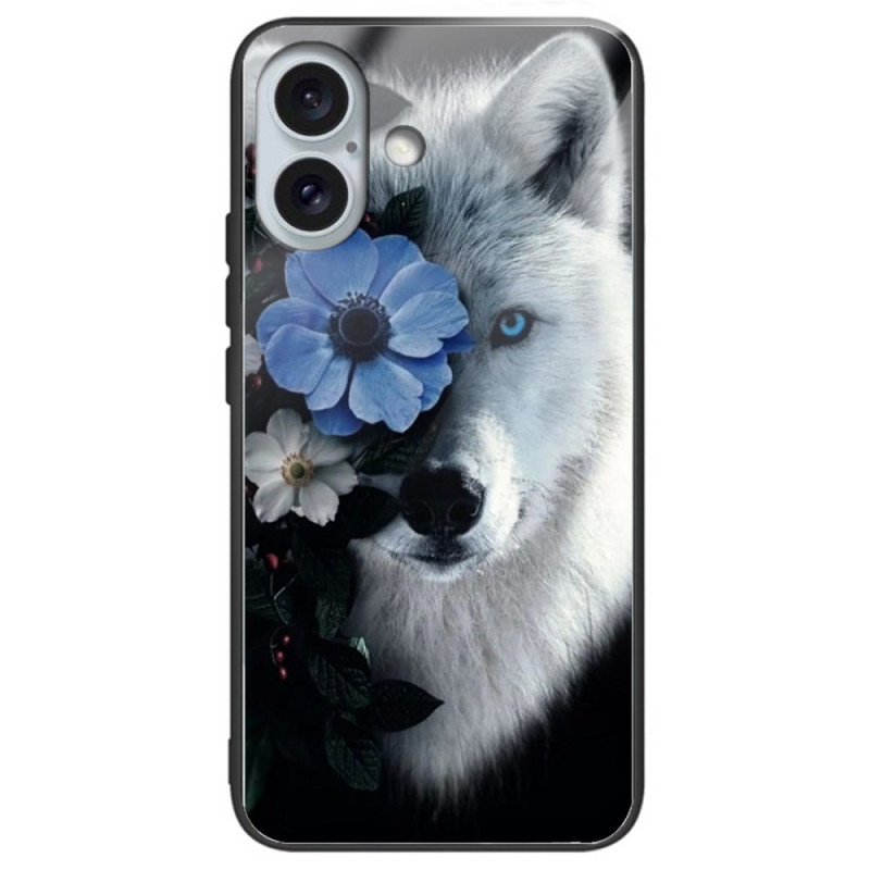 Kova suojakuori
 iPhone 16 Plus panssarilasi
 Wolf ja sininen kukka