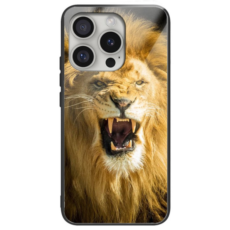 Lion design iPhone 16 Pro panssarilasi
 suojakuori
