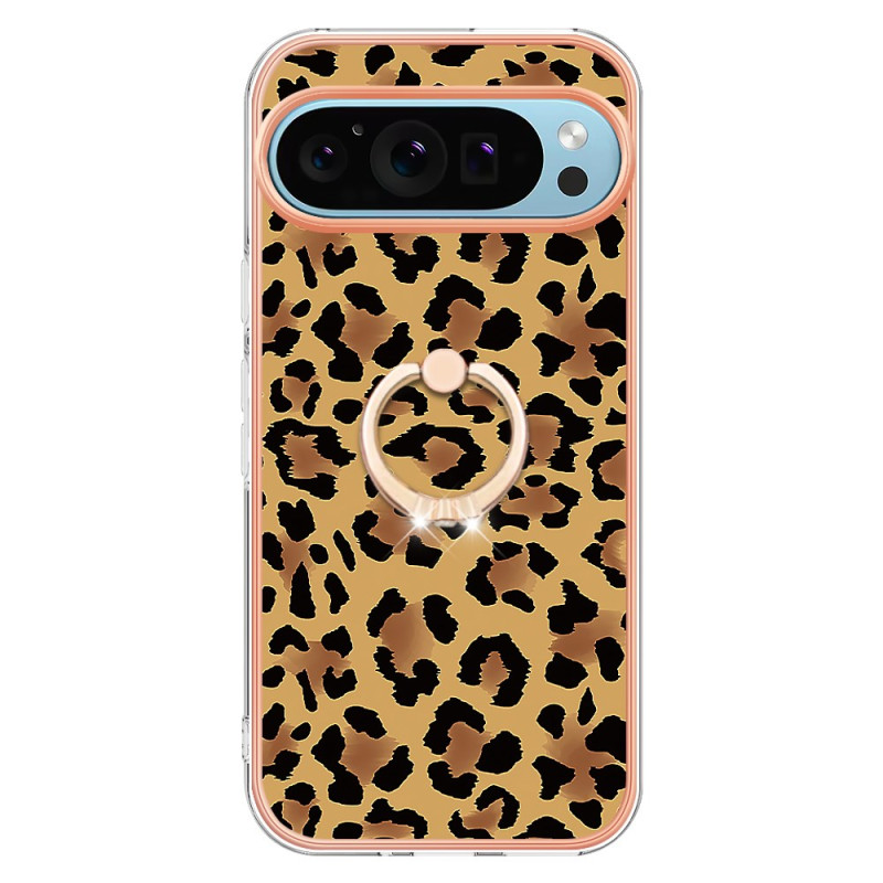 Google Pixel 9 Pro XL Suojakuori
 Leopard painettu tuki rengas