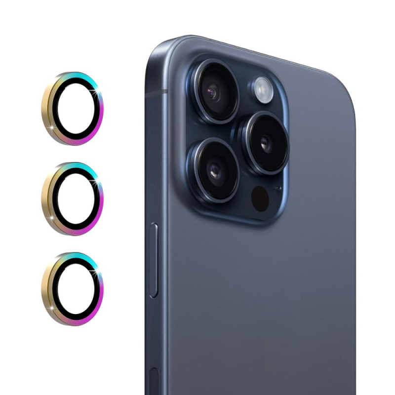 Objektiivisuoja iPhone 16 Pro / 16 Pro Max Värilliset renkaat ENKAY ENKAY