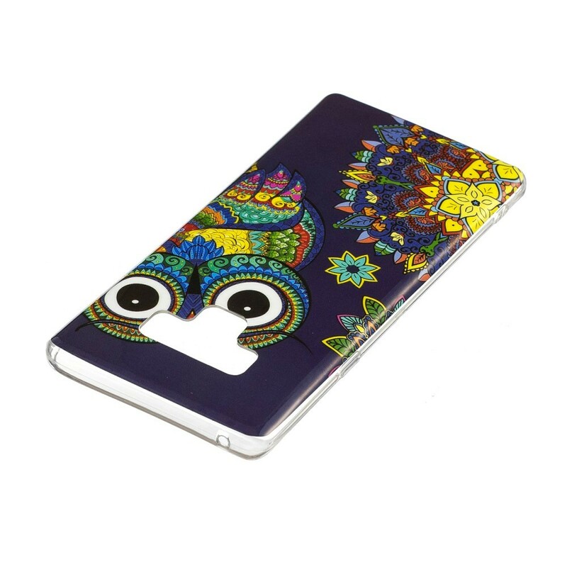 Samsung Galaxy Note 9 Asia Owl Mandala Fluorescent