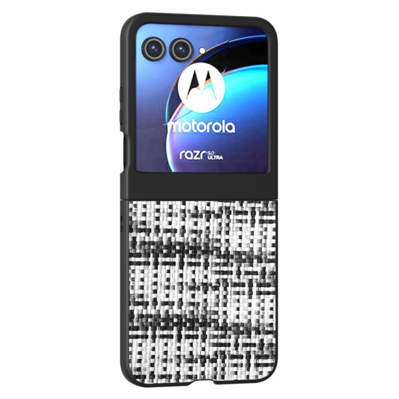 Kansi Motorola Razr 50 5G Tekstuuriruudullinen ruudullinen