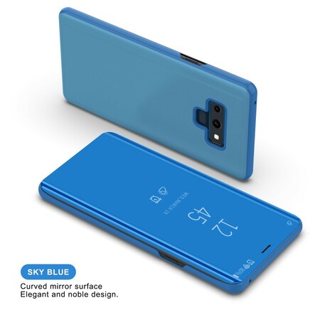 Näytä kansi Samsung Galaxy Note 9 peili ja Simiii Nahka