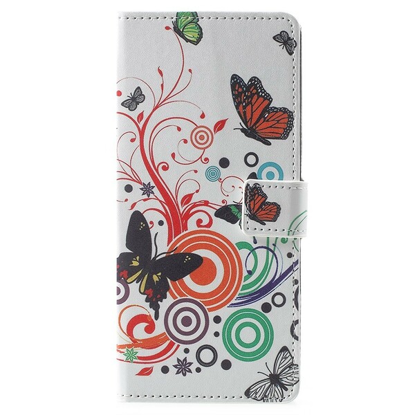 Samsung Galaxy Note 9 Suojakuori
 Perhosja
 ja kukat