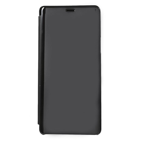 Näytä kansi Samsung Galaxy Note 9 peili ja nahkatehoste