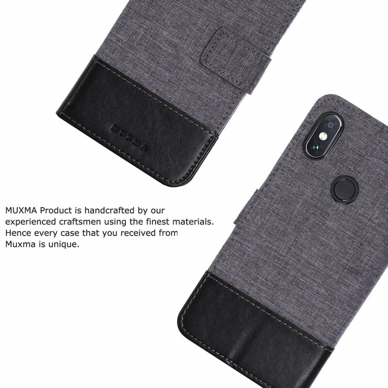 Xiaomi Redmi Note 5 Case Muxma kangas ja nahka vaikutus
