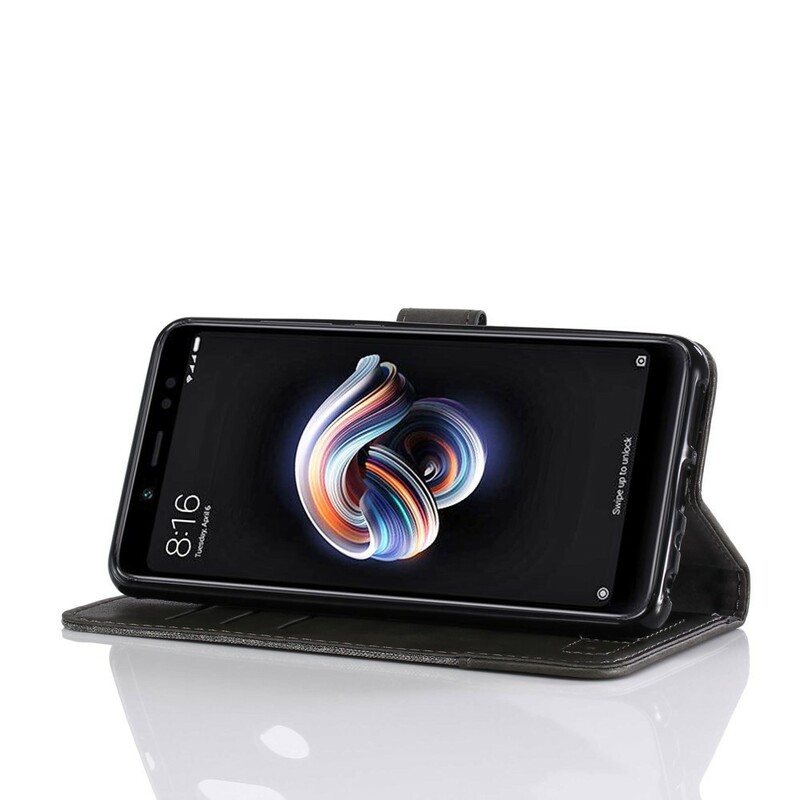 Xiaomi Redmi Note 5 Case Muxma kangas ja nahka vaikutus Xiaomi Redmi Note 5 Case Muxma kangas ja nahka vaikutus