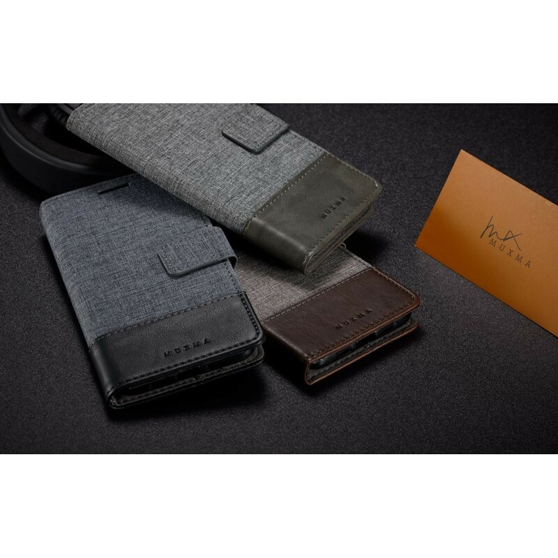 Xiaomi Redmi Note 5 Case Muxma kangas ja nahka vaikutus Xiaomi Redmi Note 5 Case Muxma kangas ja nahka vaikutus