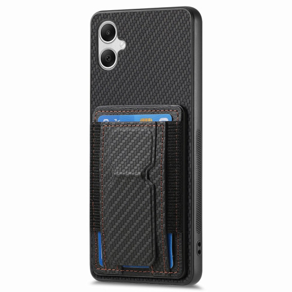 Samsung Galaxy A05 Carbon Fibre Suojakuori
 kortinpidin ja jalusta