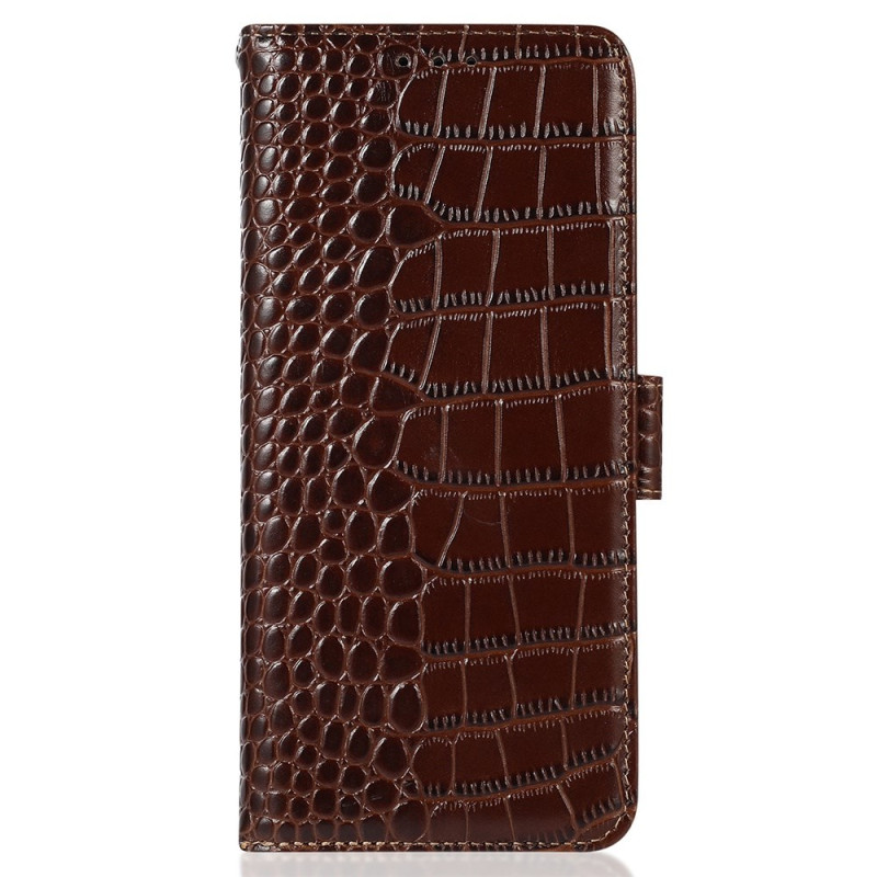 Housse Xiaomi 14T Pro Cuir Texture Crocodile