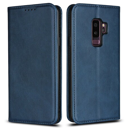 Flip Cover Samsung Galaxy S9 Plus keinonahkainen ompeleet