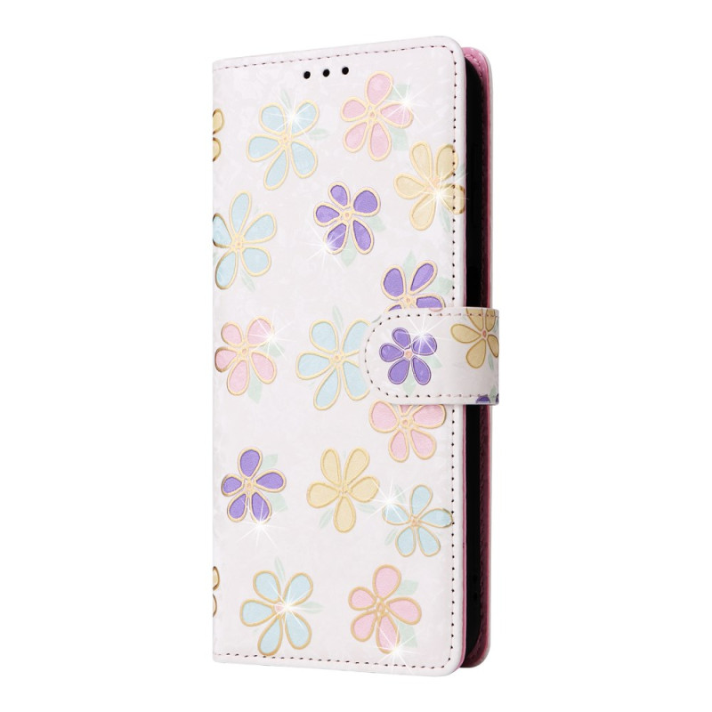 Housse Samsung Galaxy A16 Blocage RFID Fleurette