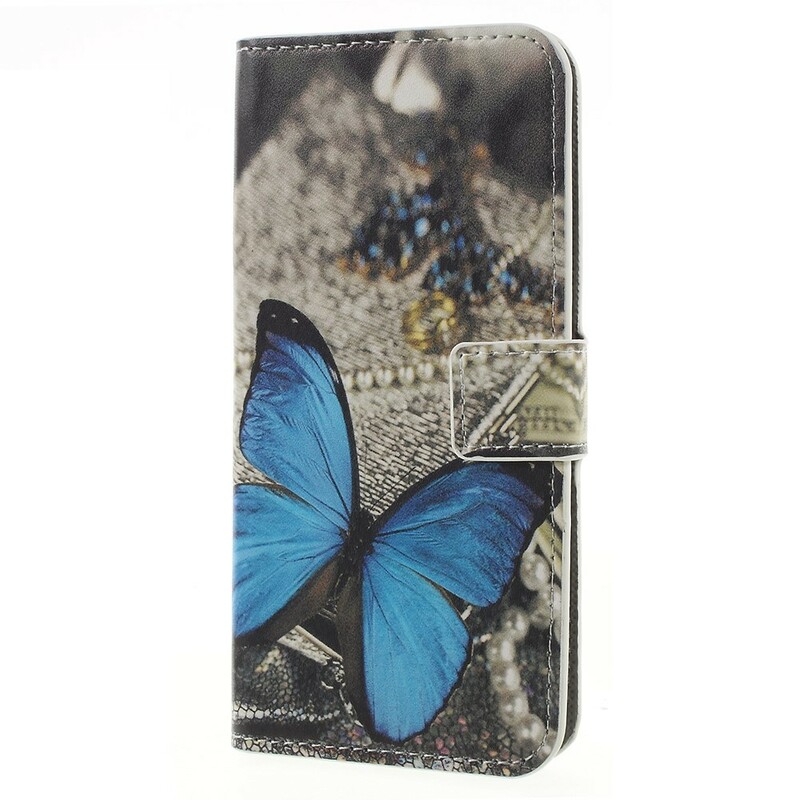 Samsung Galaxy J6 Butterfly Case Sininen
