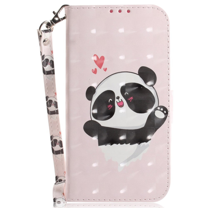 Xiaomi Redmi 13 4G / 13 5G / Poco M6 Panda Rakkaus kantolenkki
 suojakuori
