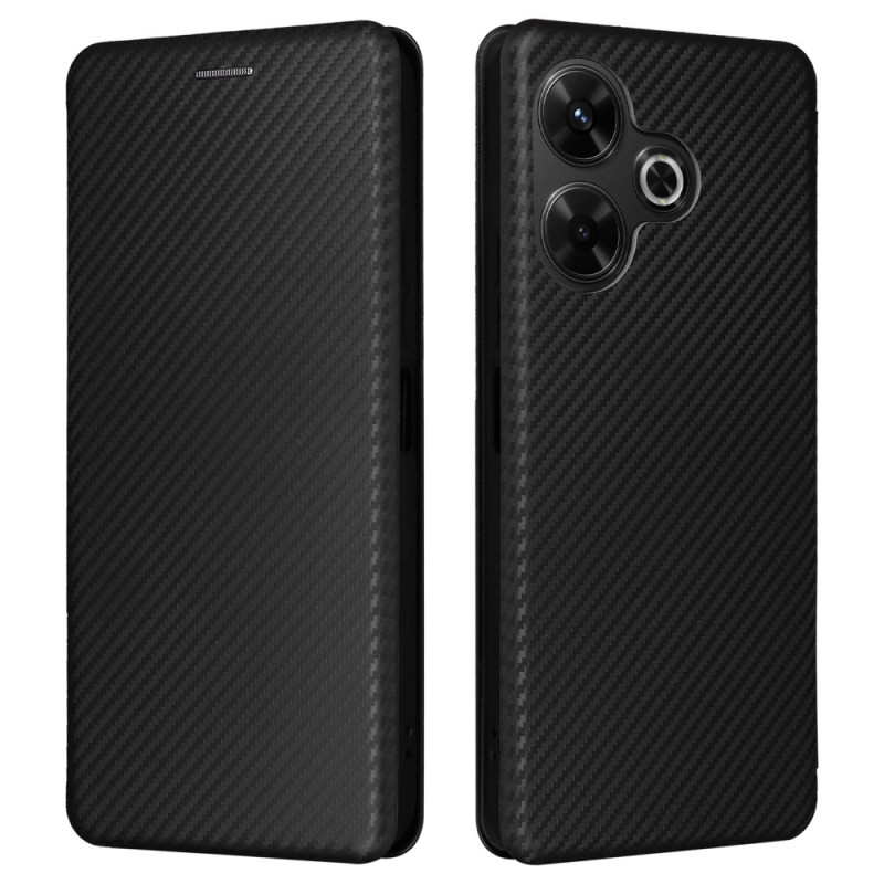 Flip Cover Xiaomi Redmi 13 4G / 13 5G Hiilikuitukankaat