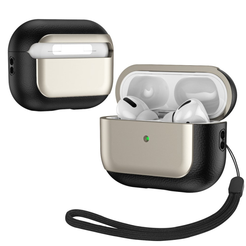 AirPods Pro 2 Suojakuori
 Lychee Texture ja kantolenkki
