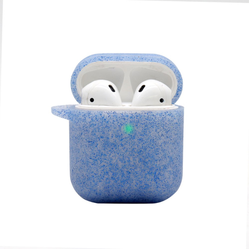 Läpinäkyvä AirPods 2 / 1 Suojakuori
 Glitterillä