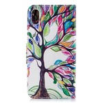 Kotelo iPhone XS Smart värikäs puu