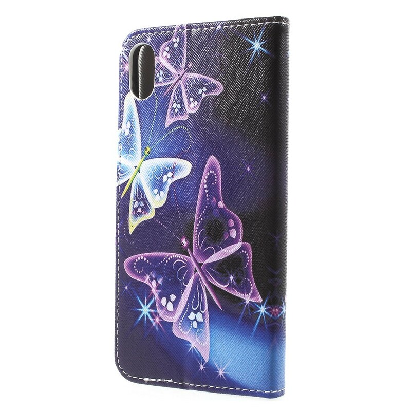 Kotelo iPhone XS Smart Butterfly värillinen