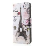 iPhone XR Retro Eiffel-tornin kotelo