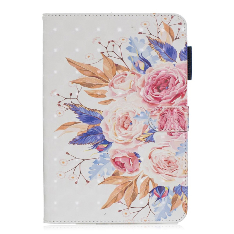 iPad Mini 5 (2019)/4/3/2/1 Rose Bouquet suojakuori
