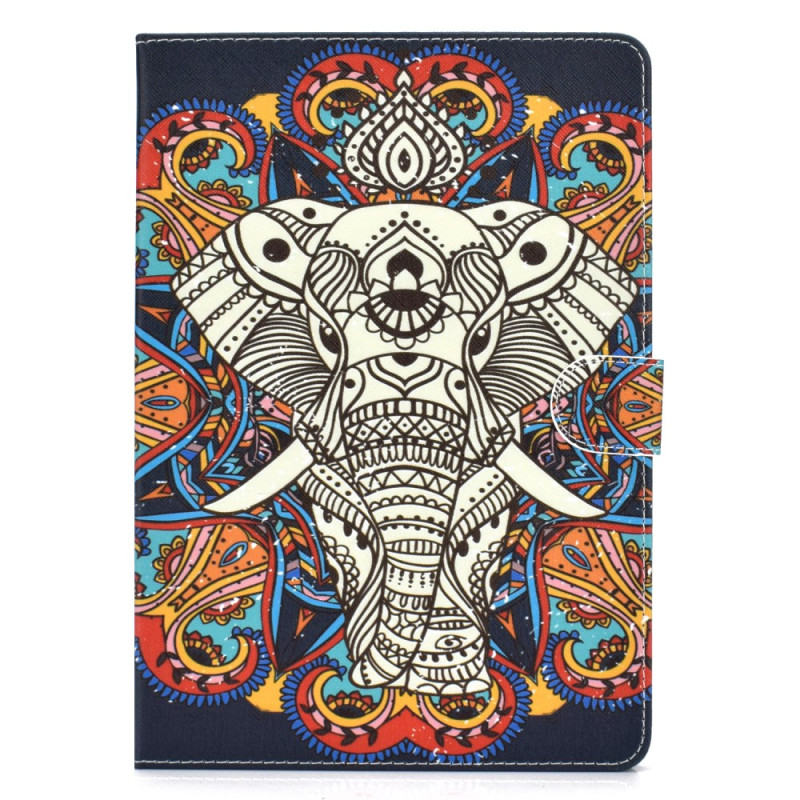 iPad Mini 5 (2019)/4/3/2/1 Tribal Elefantti suojakuori
