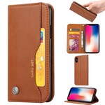 Flip Cover iPhone XS Max keinonahkainen korttikotelo Flip Cover iPhone XS Max keinonahkainen korttikotelo