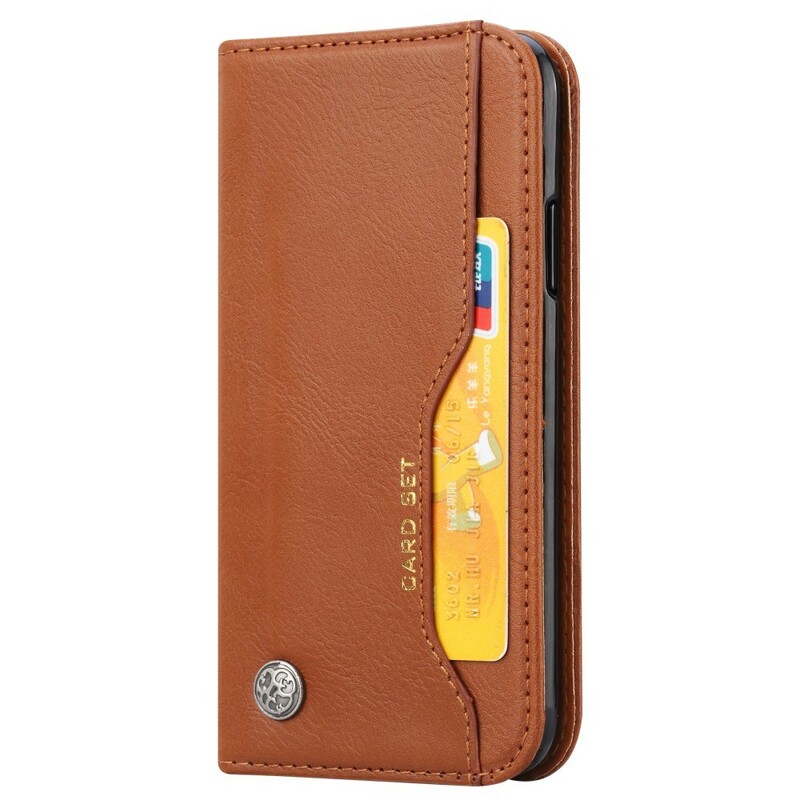 Flip Cover iPhone XS Max keinonahkainen korttikotelo Flip Cover iPhone XS Max keinonahkainen korttikotelo