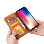 Flip Cover iPhone XS Max keinonahkainen korttikotelo Flip Cover iPhone XS Max keinonahkainen korttikotelo