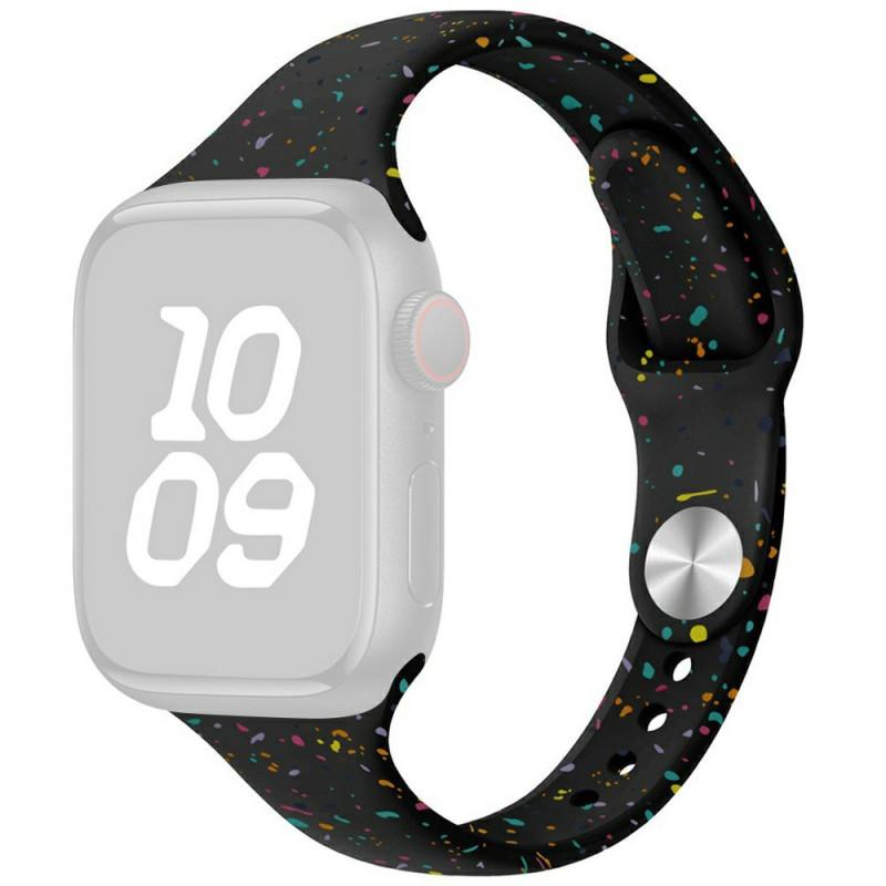 Apple Watch Band Series 46mm - 42mm / SE / Ultra 49mm värillinen Paljetti
 -värinen ranneke