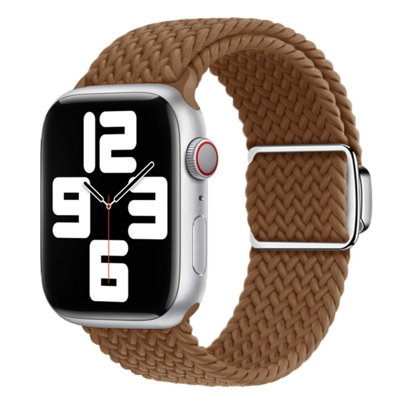 Apple Watch Band Series 46mm - 42mm / SE / Ultra 49mm punottu nailon yksivärinen tai monivärinen ranneke.