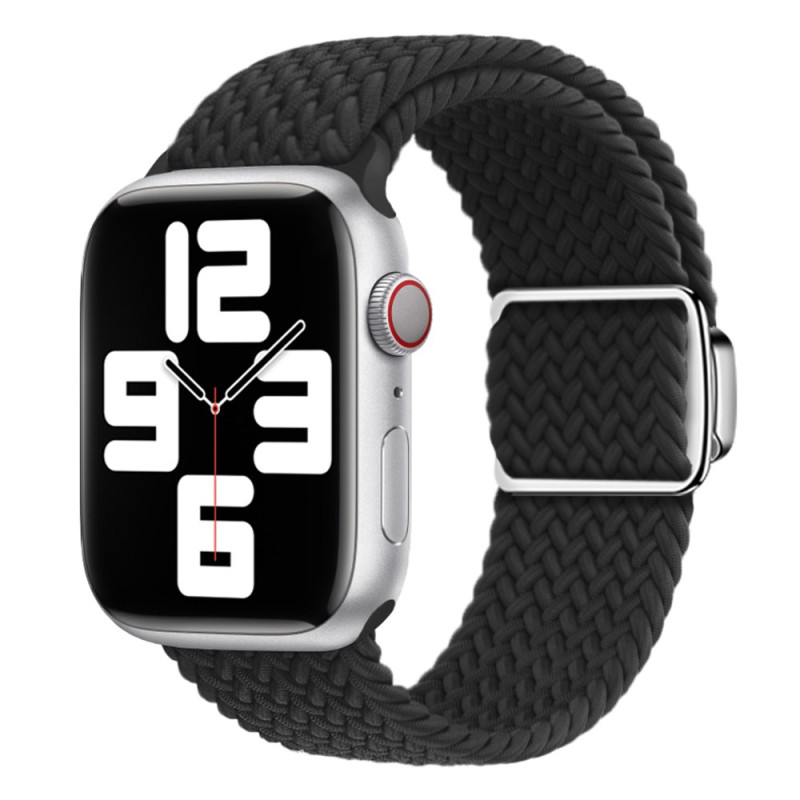 Apple Watch Band Series 46mm - 42mm / SE / Ultra 49mm punottu nailon yksivärinen tai monivärinen ranneke.