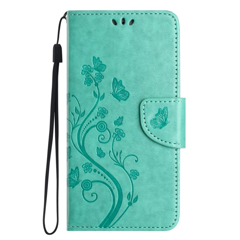 Xiaomi Redmi 14C / Poco C75 suojakotelo
kukkia ja perhosia hihnalla