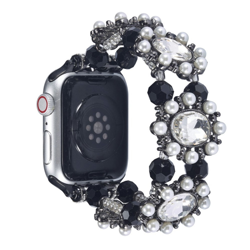 Apple Watch Band Series 46mm - 42mm / SE / Ultra 49mm Royal Pearls -sarjan ranneke